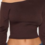 f7297fbee01cef204d85f00ee71fdca7cbd7dbe4_CNM2406_4_chocolate_cotton_asymmetric_fitted_long_sleeve_top