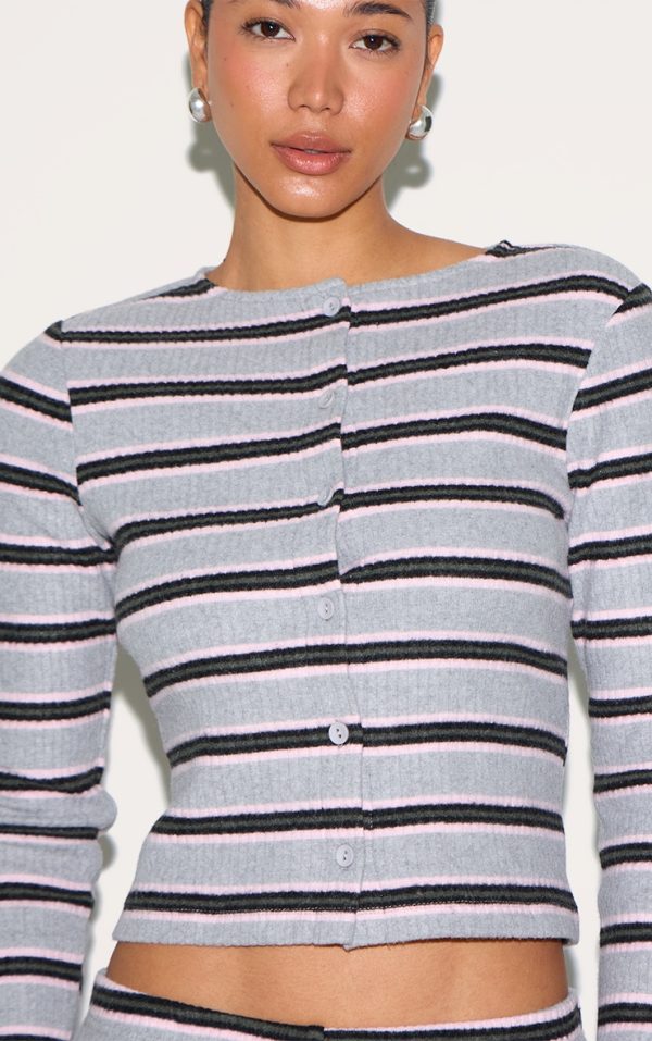 f7e72939632546b2e5471f2c5b5b761baf45a3d7_CNM8649_4_grey_brushed_rib_striped_long_sleeve_button_up_top
