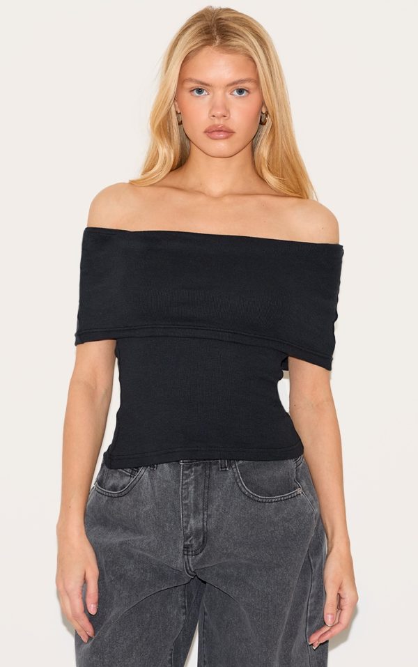 f81954f3222ebc83815325b2bb6c0a2e3efcfd3a_CNL8094_1_black_ribbed_foldover_bardot_top-1