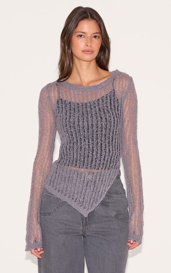 f81ee547c1ba149c84d56374dc0911f8ba38df17_CNL3275_1_charcoal_ladder_knit_sheer_asymmetric_hem_top