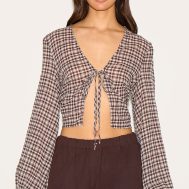 f94c3dd296f3c1da5e127561ee7c0ec947930430_CNM4044_1_brown_tie_front_gingham_blouse