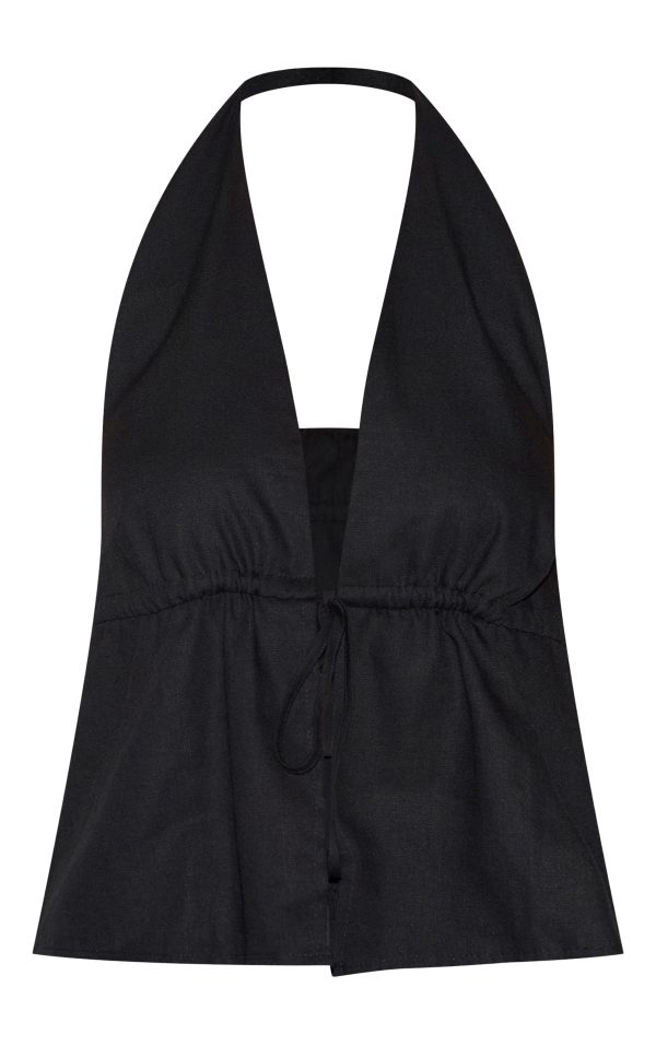 f98d05866f2bf9e7f7b6f9c6dfb924bc3809d00b_CNM8586_5_black_linen_look_tie_waist_longline_top