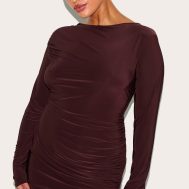 f9e7ad30aa9a86981e77a14ad9423d8610b26048_CNM3338_3_plus_chocolate_double_layer_slinky_ruched_long_sleeve_mini_dress-1
