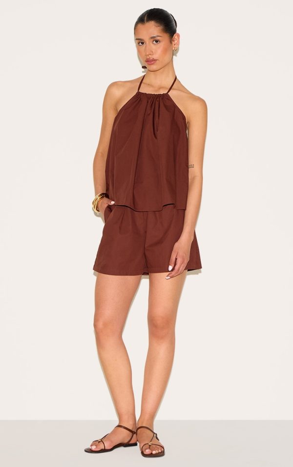 f9f4ead79bb4f513a0970d3a99a6dd66c8501057_CNM5625_3_tall_chocolate_poplin_low_back_halterneck_top