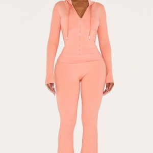 Shape Peach Sculpted Foldover Waist Flare Trousers