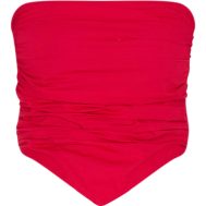 fb2fe7121e0c14d08490d3eec8cd365b4a98a791_CNM7098_5_tomato_red_cotton_poplin_ruched_front_bandeau_top