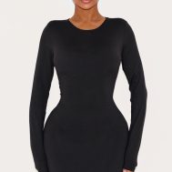 fb8ec57063b6569bb05b8d85d1f1207efbe76deb_CNJ7331_1_shape_black_sculpted_long_sleeve_bodycon_dress