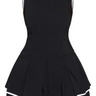 fcaec3c6108192aabff3f55c1b7d33cc6ec626bd_CNM8109_5_shape_black_contrast_binding_boat_neck_pleated_hem_mini_dress