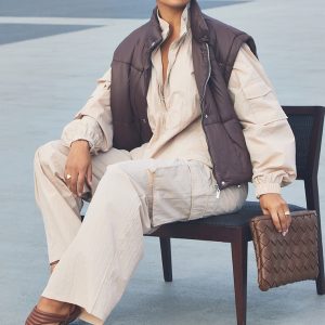 Stone Textured Zip Through Track Top