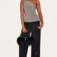 fcbf3620fe3bc21f31d9e5af56c55e27e950e28c_CNM8056_3_mushroom_double_layer_slinky_twist_detail_one_shoulder_long_top