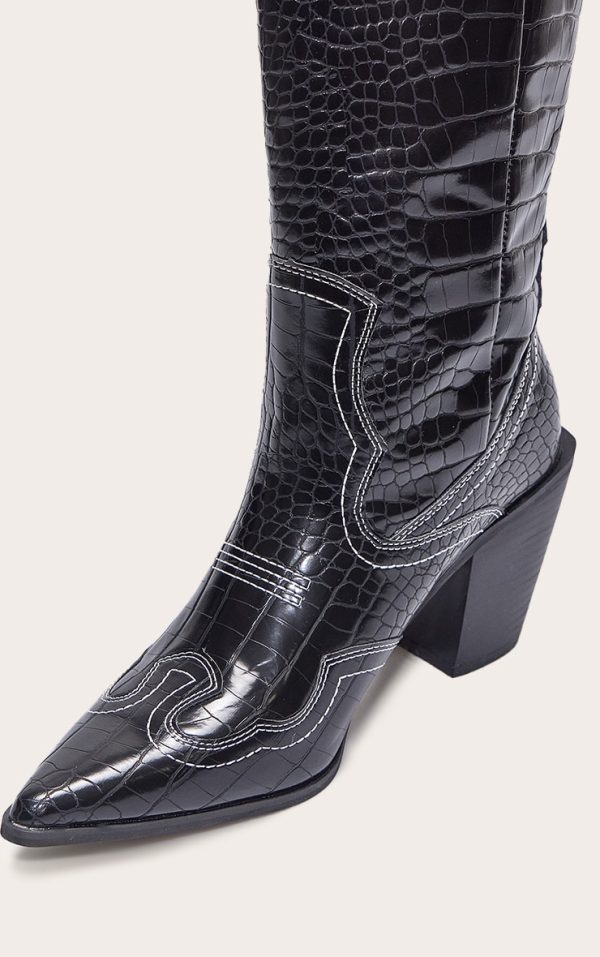 fd4df1804bb5a3bf5196d595d653573fc57b8d75_CNL7085_4_black_croc_pu_point_toe_western_stitch_knee_high_block_heeled_boots
