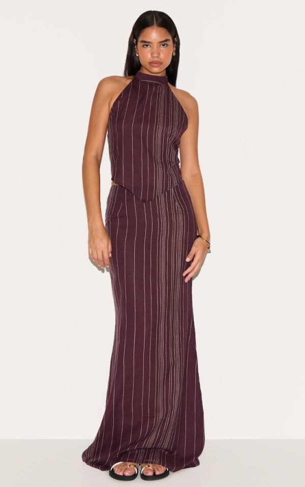 fd9928f064d41f57b5321d77717ac84a42efb126_CNM5632_3_tall_dark_brown_embroidered_stripe_halterneck_top