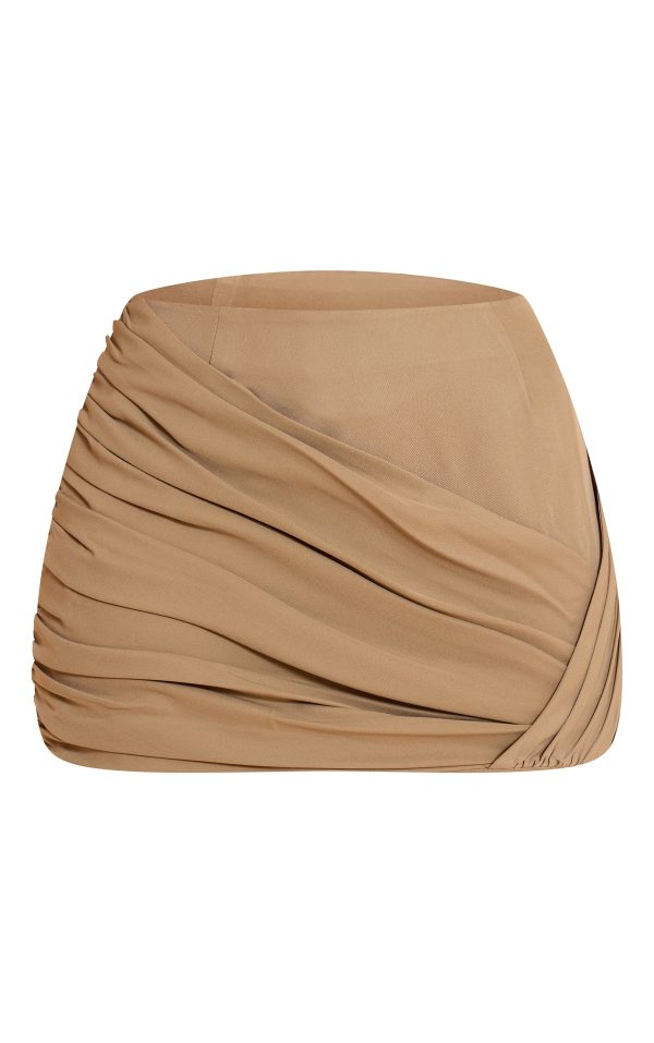 fe0f4c8d71f34046b05cfd2fdd23da6da70b8122_CNM7335_6_mushroom_woven_wrap_front_ruched_mini_skirt