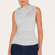 fe35bc93f870b7d1d9064a8326ed815532952fb6_CNM4290_1_grey_marl_cotton_ruched_waist_sleeveless_top-1