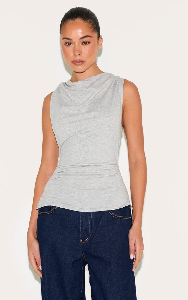 fe35bc93f870b7d1d9064a8326ed815532952fb6_CNM4290_1_grey_marl_cotton_ruched_waist_sleeveless_top-1
