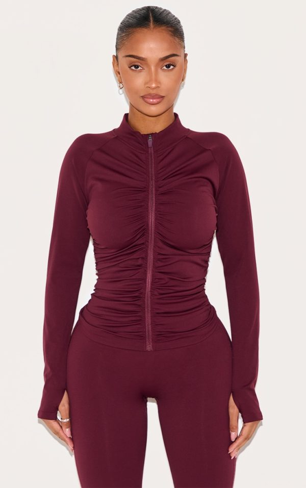 feb243a2cc788ad2aaf7bfdc1a01cd591e5ecb2d_CNM0966_1_shape_wine_active_ruched_zip_sports_jacket