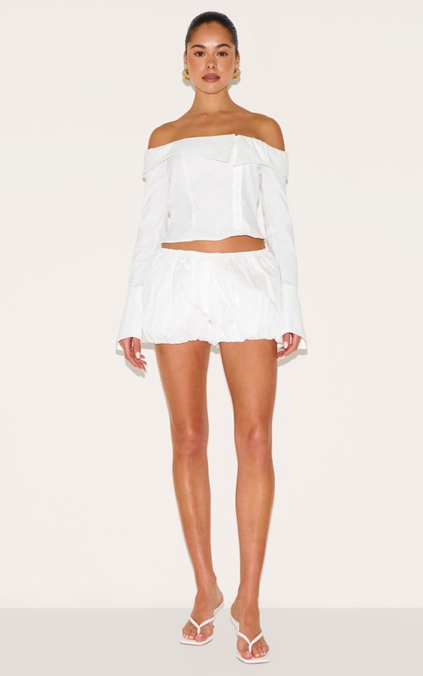 ff18c4522aeecb95e587b2246675ec0fd1f38335_CNM3516_1_white_cotton_low_rise_puffball_mini_short