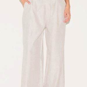 Stone Tailored Wide Leg Trousers