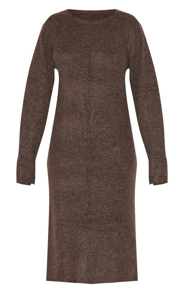 ffd47a3cde5953f55c391d482df5f5249612dc3d_CMT0101_5_plus_chocolate_knitted_seam_front_midaxi_dress